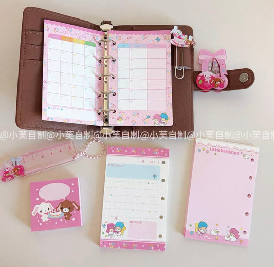 {byfufu} retro little twin stars a7/m5 refills