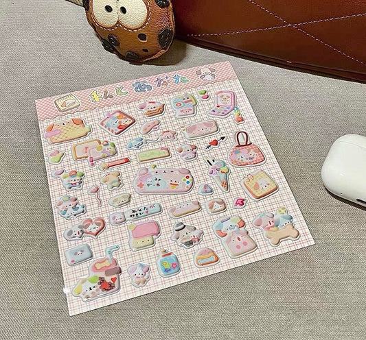 {potatobb} game time puffy sticker