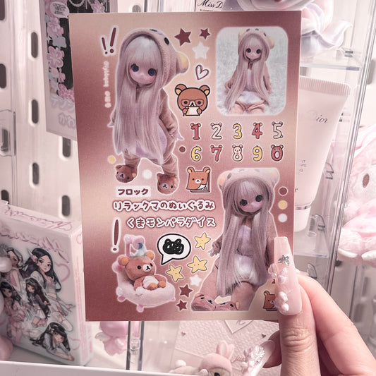 {c-艺术家} bjd : rilakkuma onesie doll