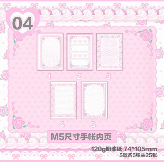 {yummylist} rosy m5 refill set 04