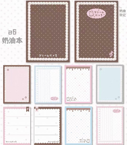 {pakupaku} cream a6 diary
