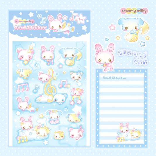 {creamy milky} melody friends sticker