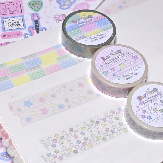 {hipromland} star candy washi tape