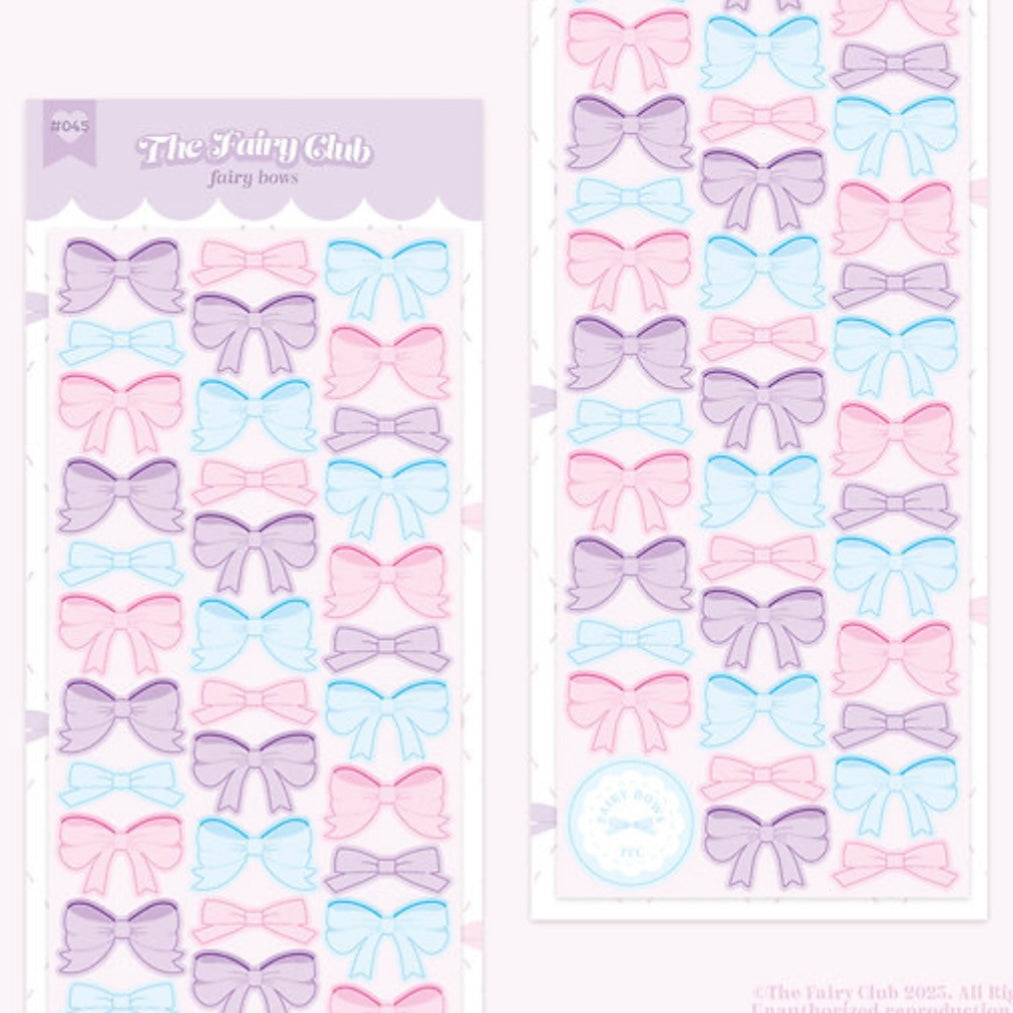{thefairyclub} fairy bows