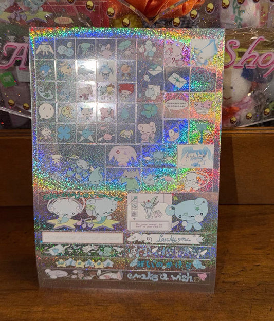 {YAO x alldollscode} laser film dreamscometrue emoji squares