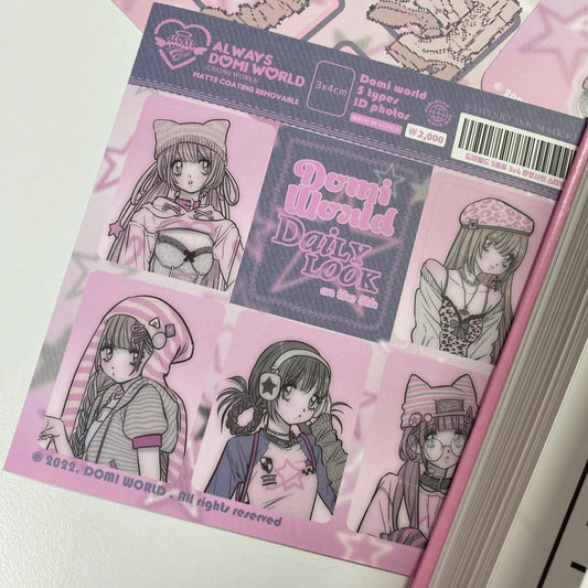 {domi world} daily look id sticker