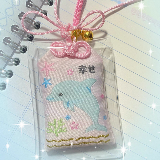 {heart bunny} lucky dolphin charm