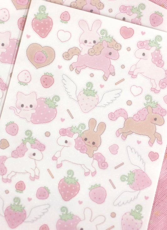 {angora lora} strawberry pony