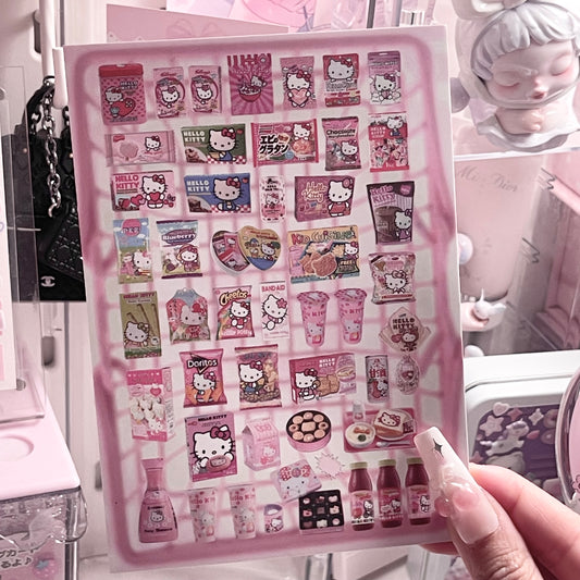 {c-艺术家} snacking kitty