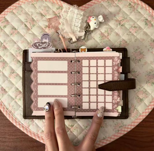 {nnocryy} m5/a7 chocolate rose and cream lace refill set
