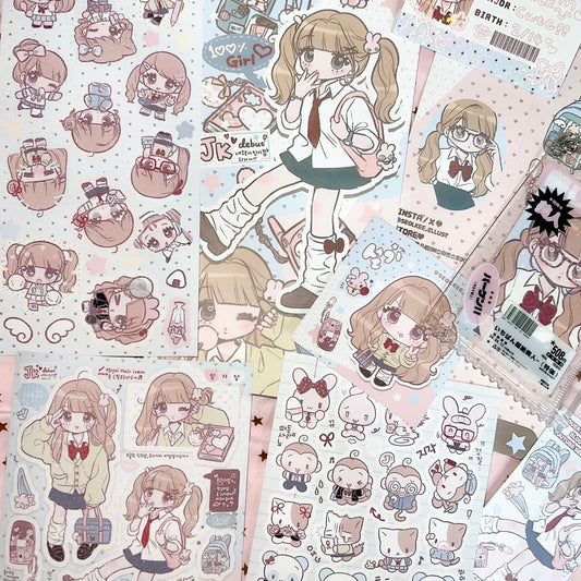 {seolkee illust} cutie school girl collection