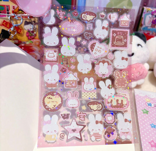 {rinki day} glitter chocolate biscuit bunny