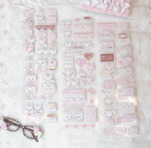{DearDoris} pixel cute thing kiss cut tape