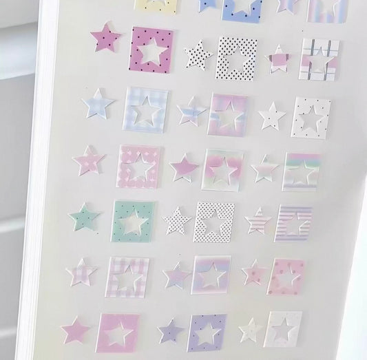 {intomyvibe} cut stars kiss cut tape