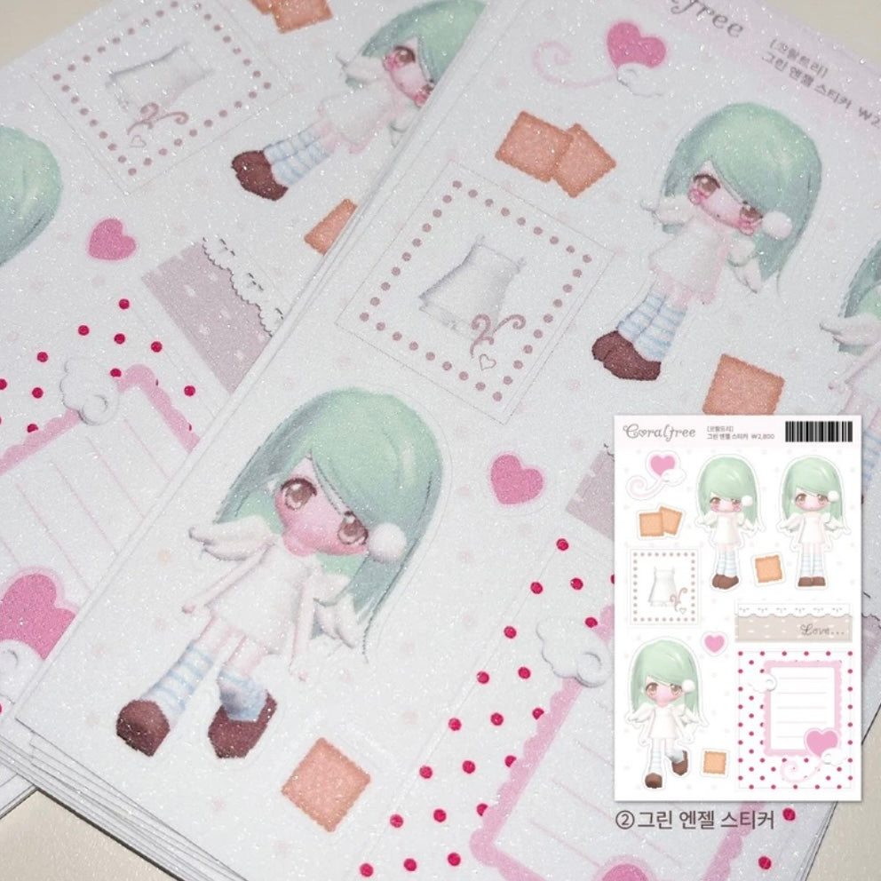 {coral tree} green angel