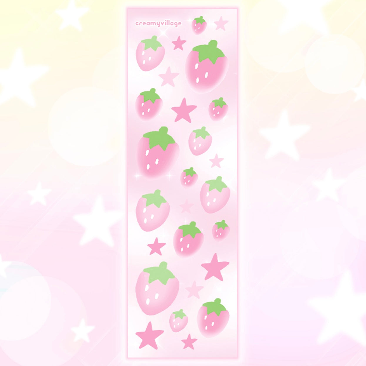{creamy village} strawberries