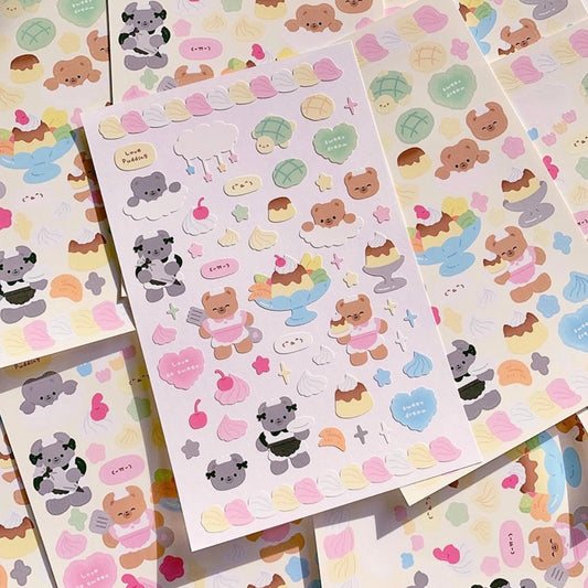 {malang cong} cream bear