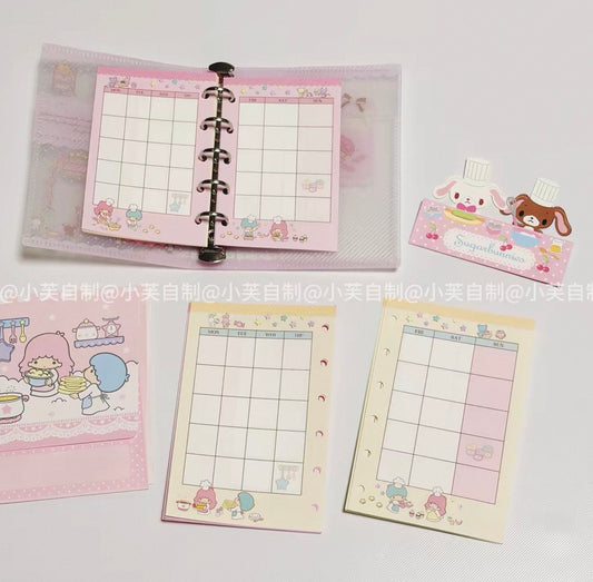 {byfufu} little twin stars baking weekly m5/a7 refill
