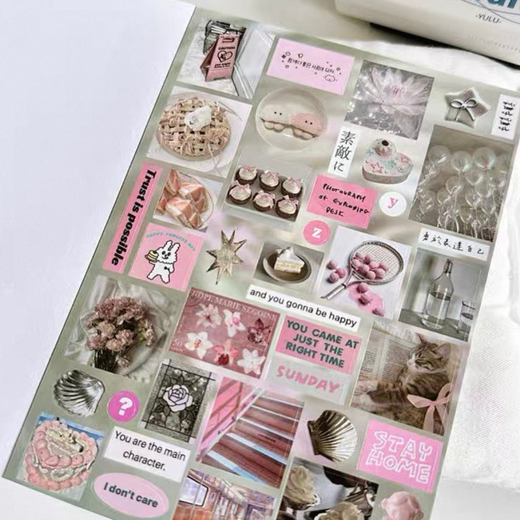 {c-艺术家} 30 page snowfall sticker book