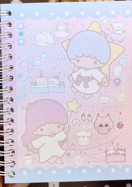 {c-贴纸书} 35p jennycute little twin stars sticker book