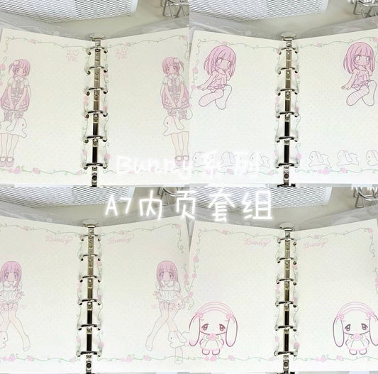 {sanako x pumpum} 40p a7 binder refill set