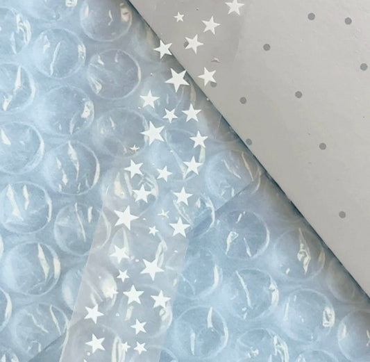 {intomyvibe} white star pet tape