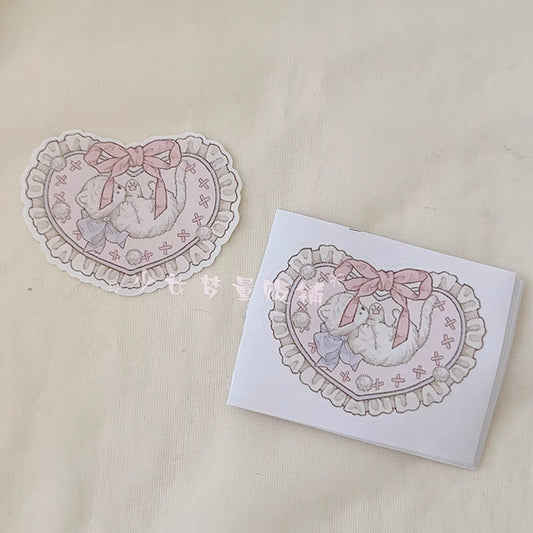 {girls dream} love pillow stickers 10pc