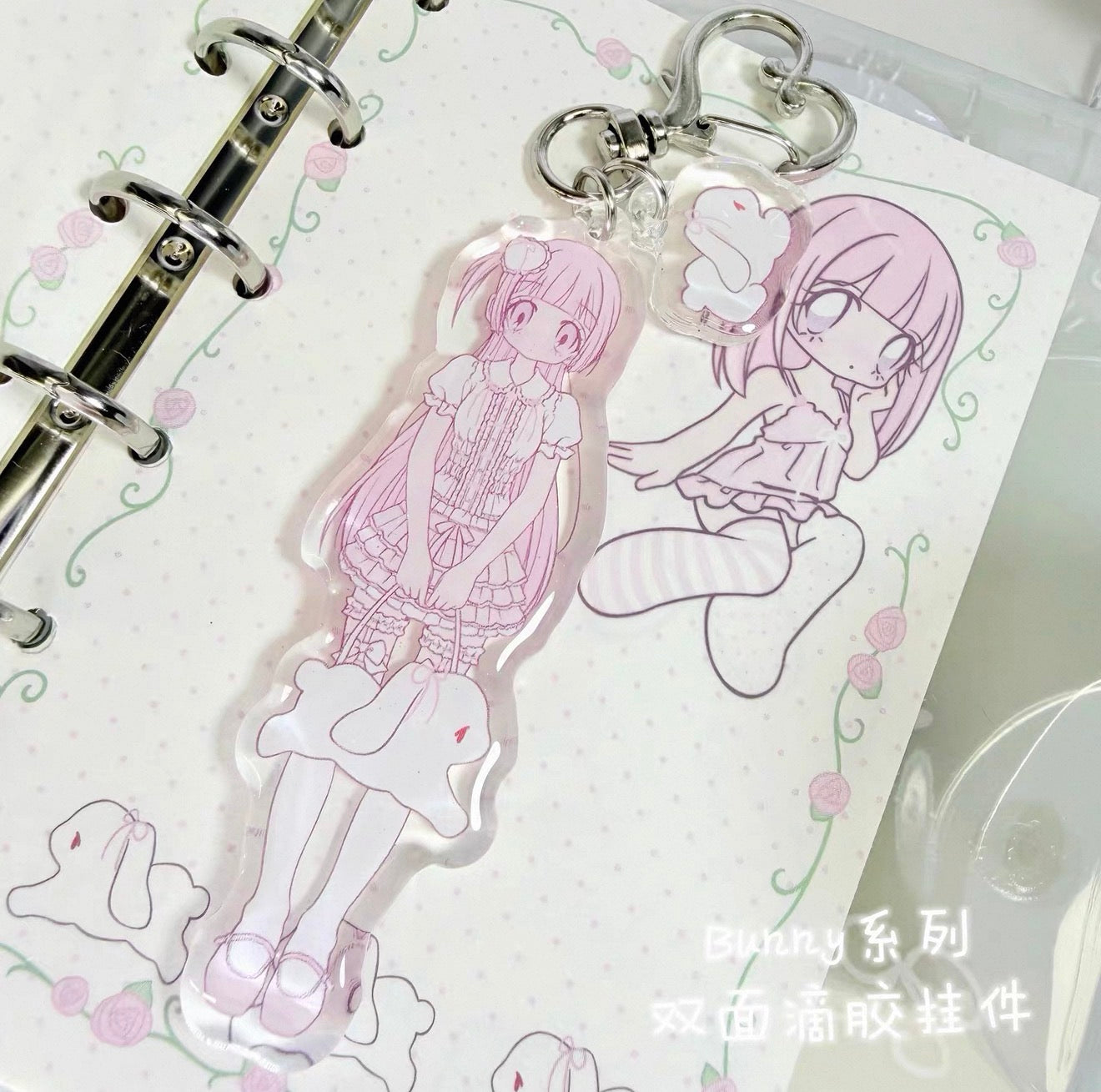 {sanako x pumpum} standing acrylic keychain