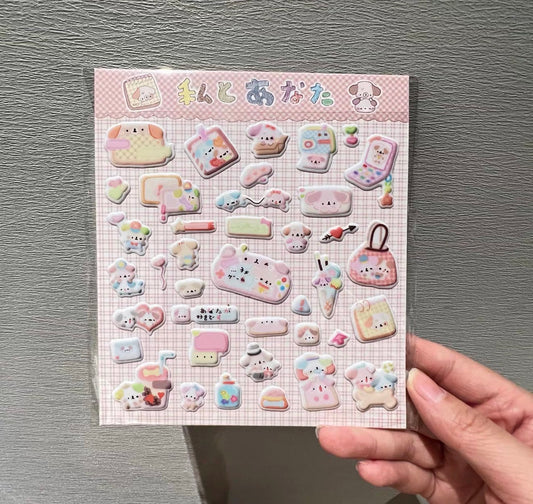 {potatobb} game time puffy sticker
