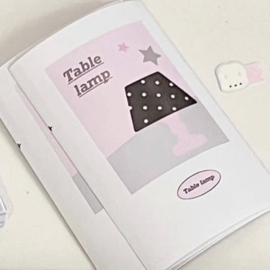 {eating cookies} table lamp seal sticker 10pc