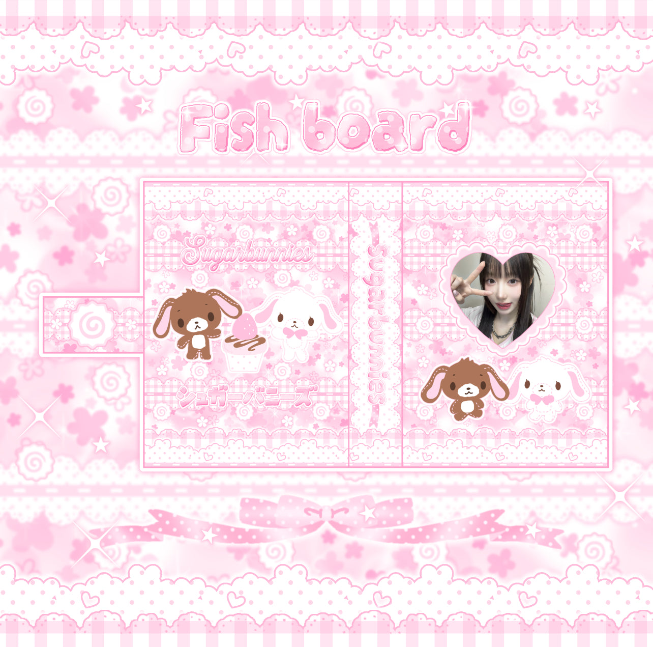 {pink2mi} a7 sweet sugar bunnies binder shell