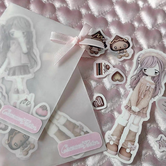 {caramel rain} type a and b chocolate girl