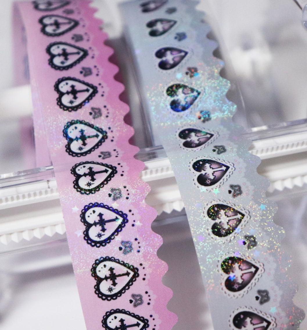 {seobbol} cross heart masking tape