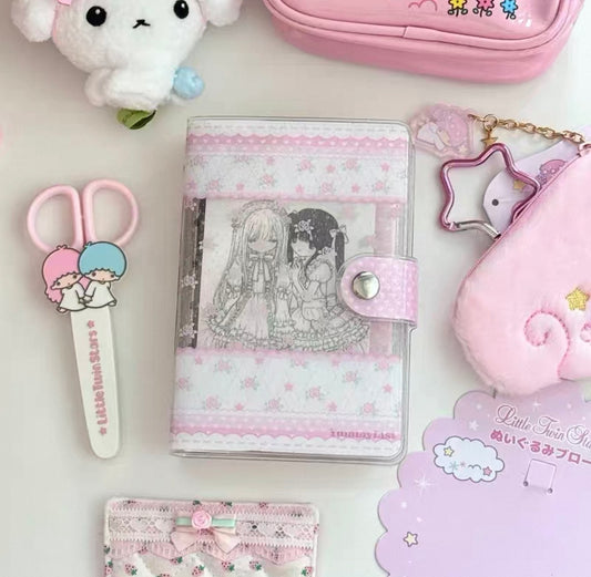 {yummylist} a7 glitter lace roses binder