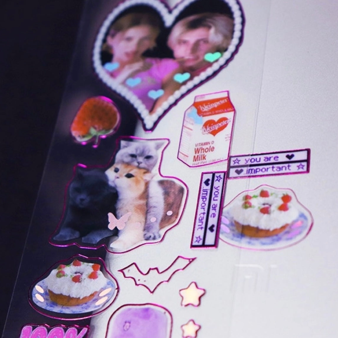 {seobbol} bad girls pink foil seal
