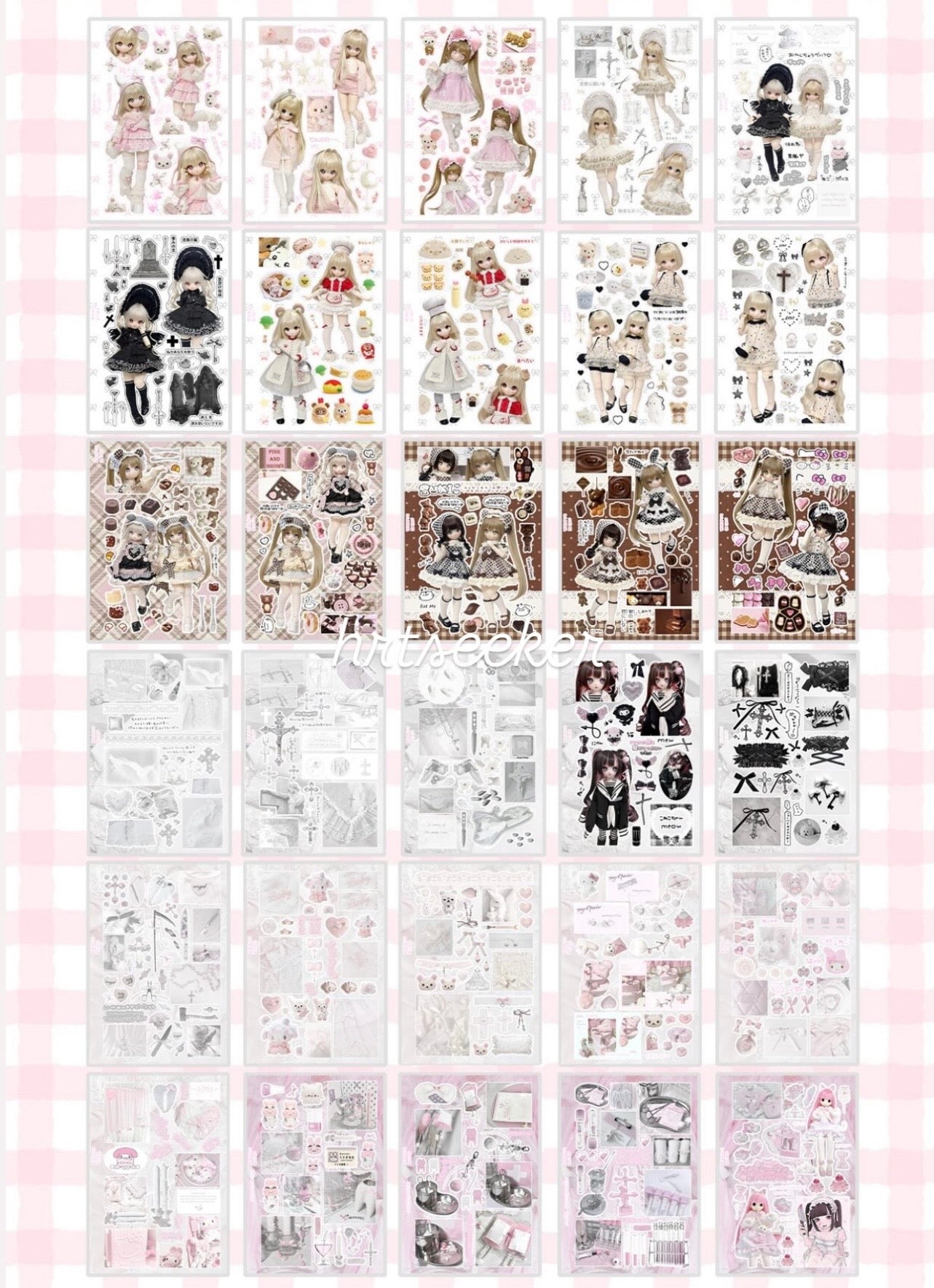 {c-艺术家} 30 page sticker book #1