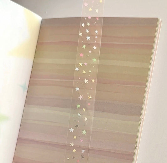 {intomyvibe} rainbow star pet tape