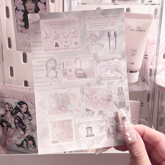 {c-艺术家} pink bunnies