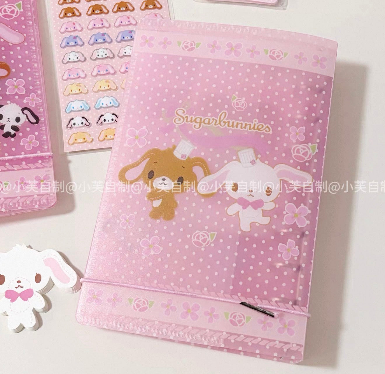 {byfufu} sugarbunnies rosy lace a6 binder