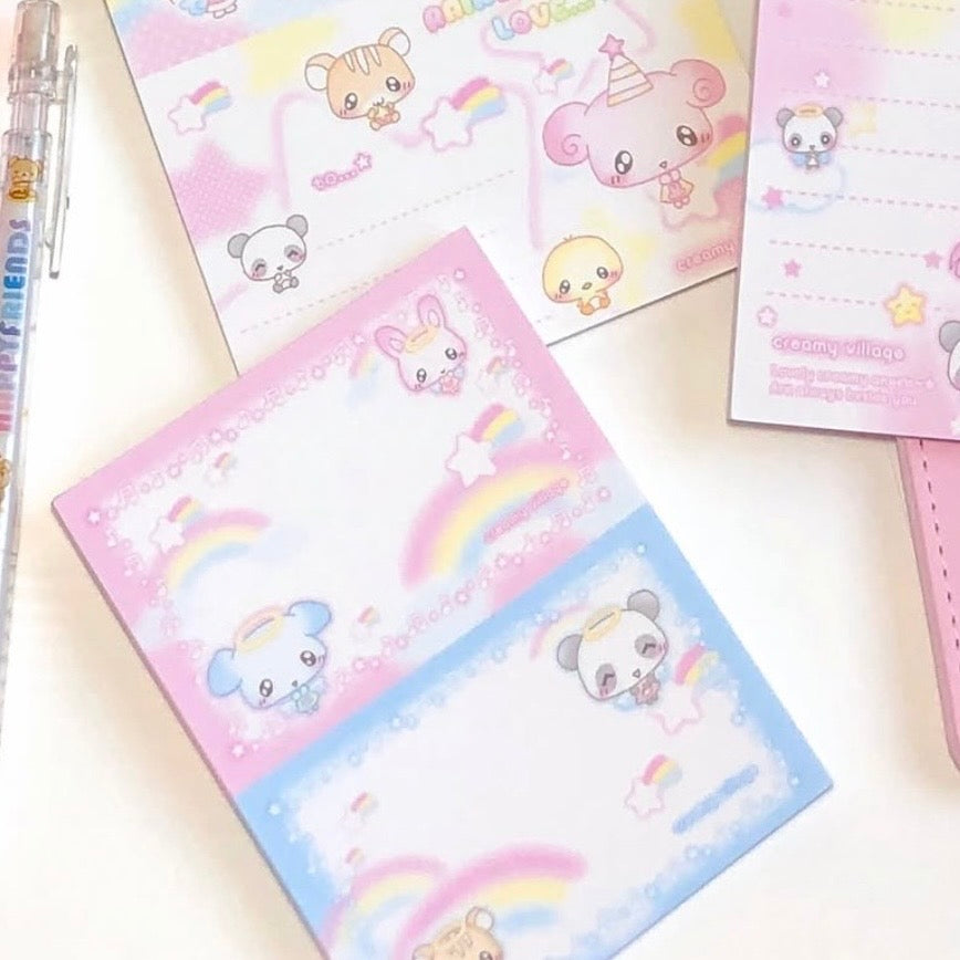 {creamy milky} little twinkle memo pad