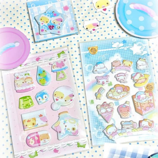 {happy nyang day} two types puffy sticker