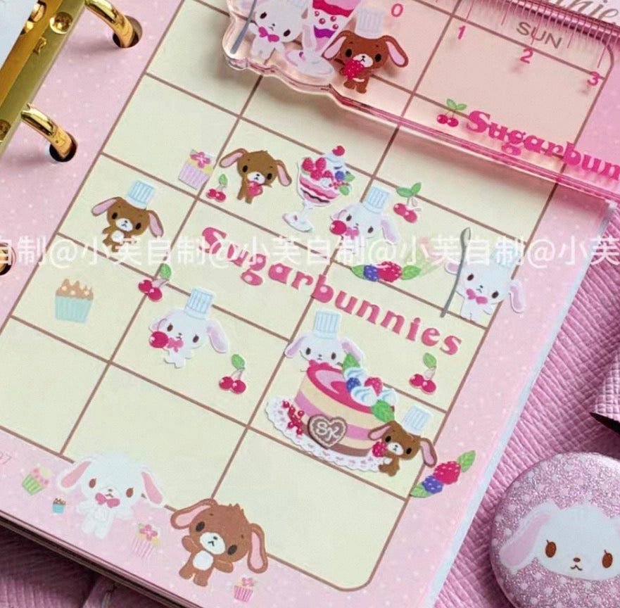 {byfufu} sweet sugarbunnies sticker sheet