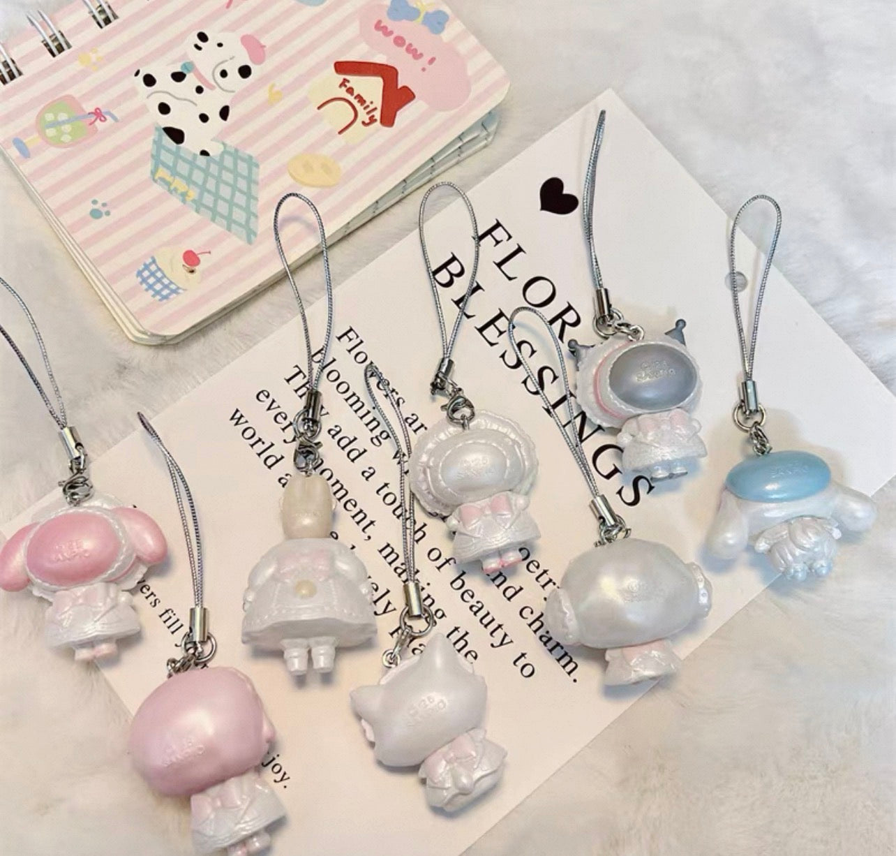 4th anniversary special: rosy sanrio charms blind bag