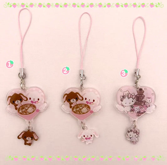 {homemade chestnut} 3 types dangling keychain strap