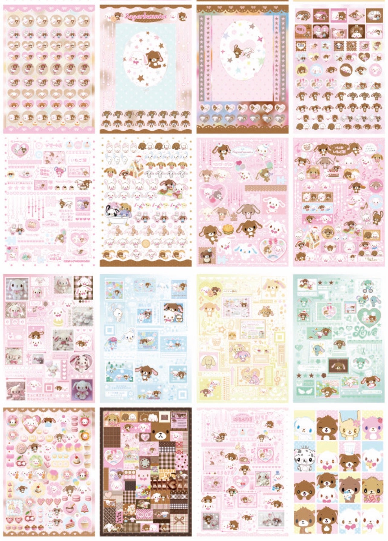 {c-贴纸书} 32p sugarbunnies sticker book