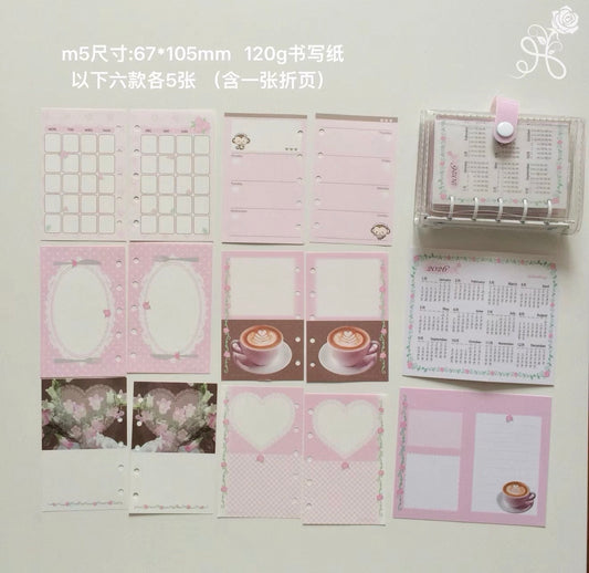 {heart bunny} m5/a7 rose coffee refill set