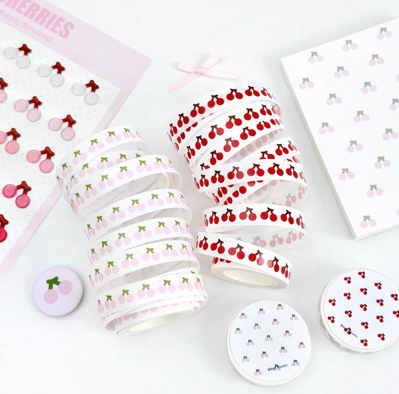 {bali studio} cherries masking tape