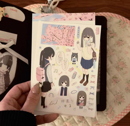 {nnocryy} x 21chuan sakura sticker