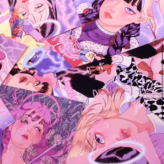 {pegacon eyes} 12pc angel sticker set