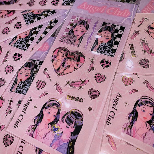 {pegacon eyes} angels club